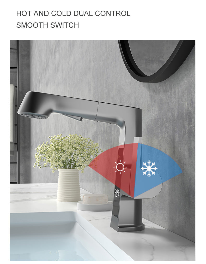 Elegant Temperature Display Smart Faucet - Image 10