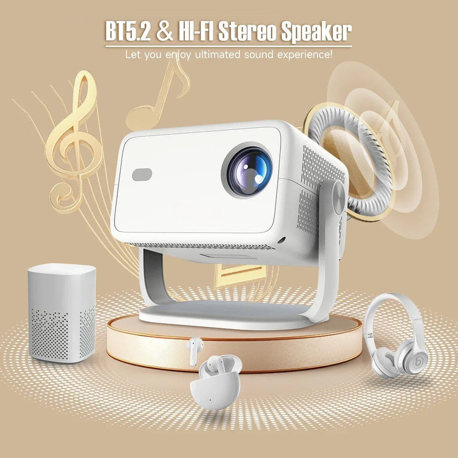 Ultra Bright 4K Wireless Home Cinema Projector - Image 1