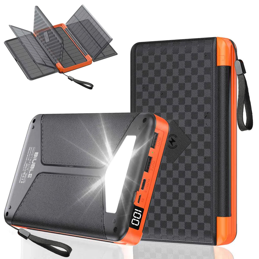 Solar Fast Charging Ultra-Large Capacity Portable Powerbank - Image 1