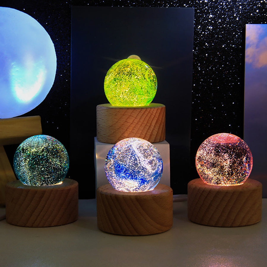Colorful Luminous Galaxy Crystal Table Set - Image 7