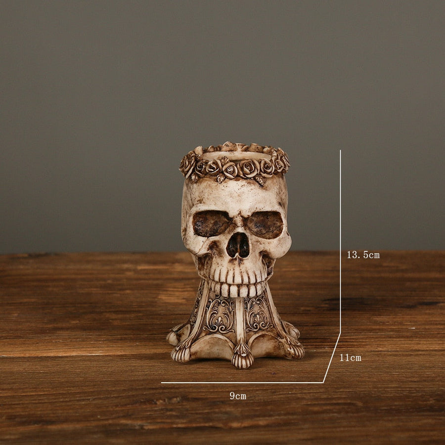 Resin Skull Flower Pot - Image 5