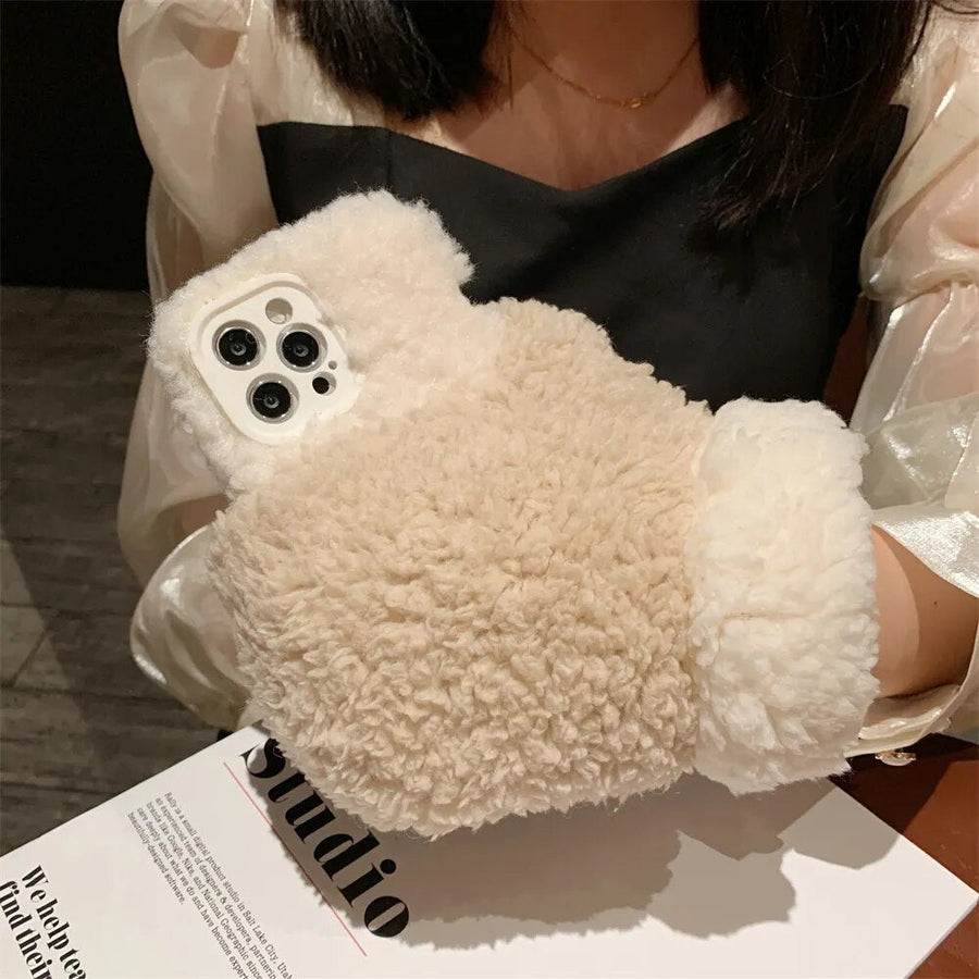 Fluffy Fur iPhone Case Glove - Image 2