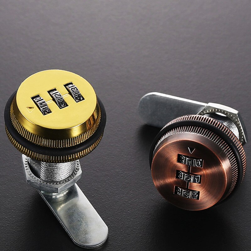 3-Digit Mechanical Password Cabinet Lock - Image 5