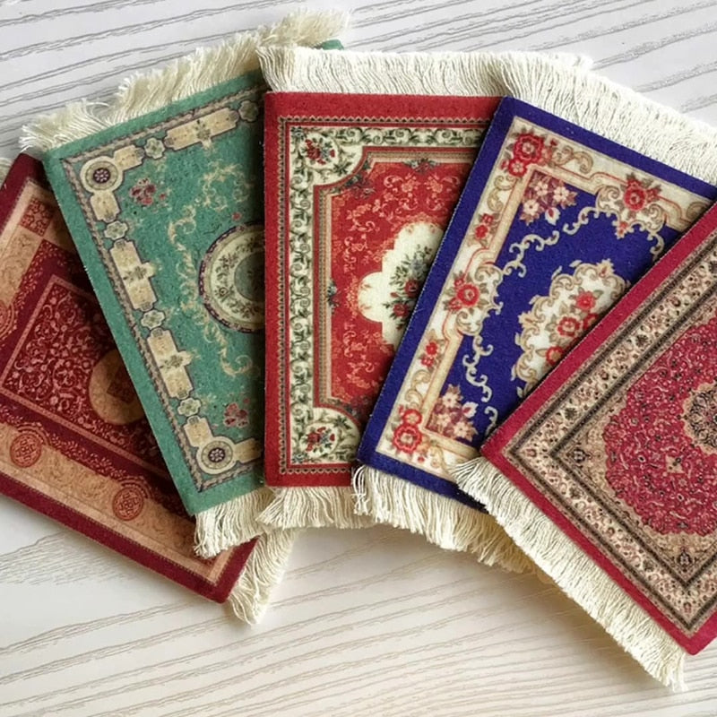 Mini Turkish Carpet Mug Coaster - Image 3