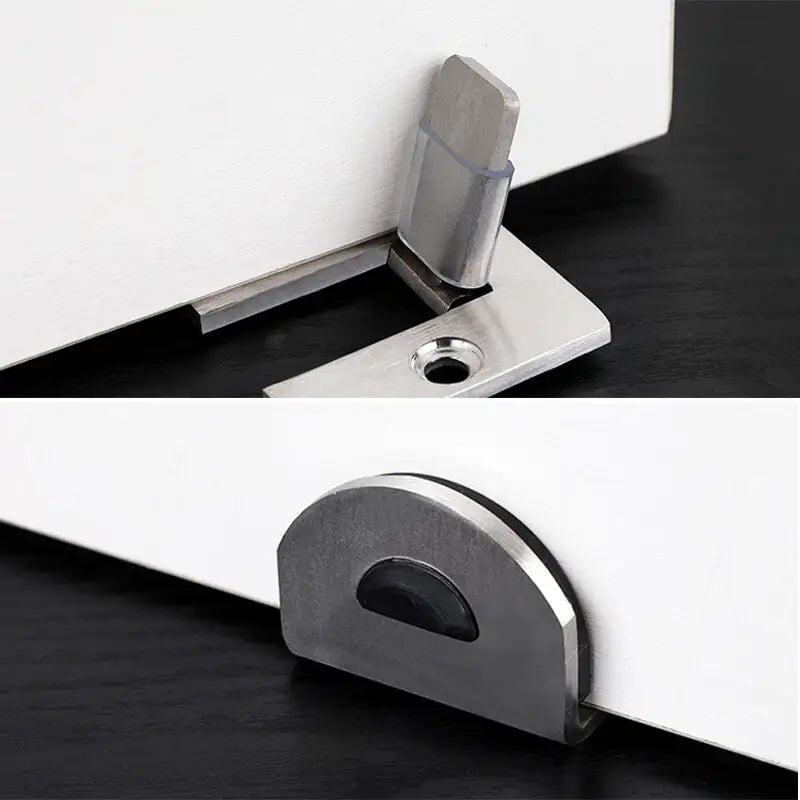 Secure Stainless Hidden Door Stopper - Image 1