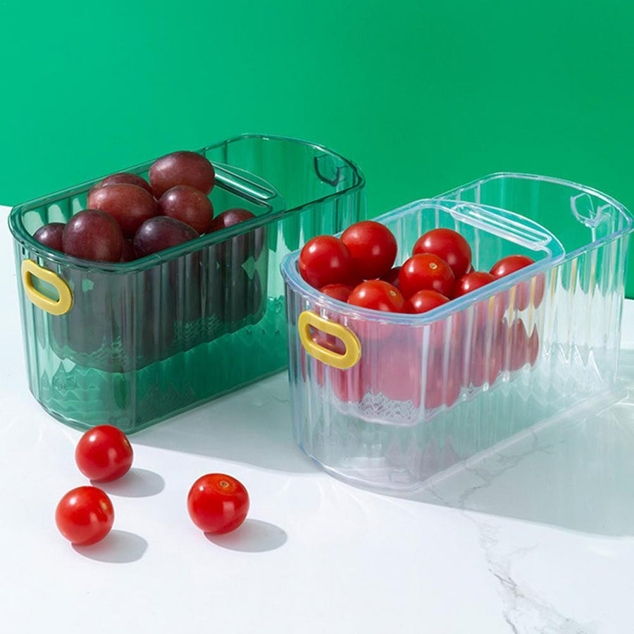Clear Stack Transparent Double-Layer Basket - Image 4