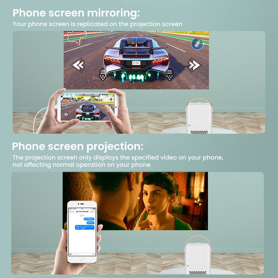 Movie Night Life Mini HD Video Projector - Image 4