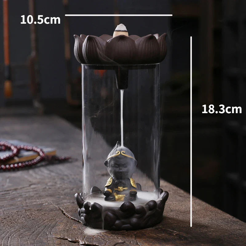 Zen Serenity Smoke Meditation Waterfall Burner - Image 7