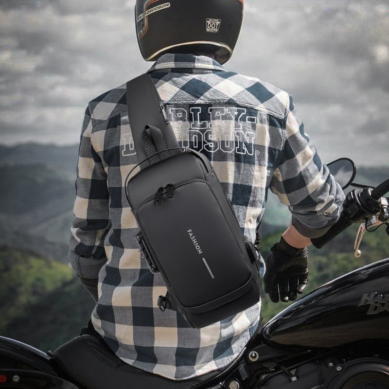 Crossbody Leather Anti-Theft Waterproof Bag - Image 4