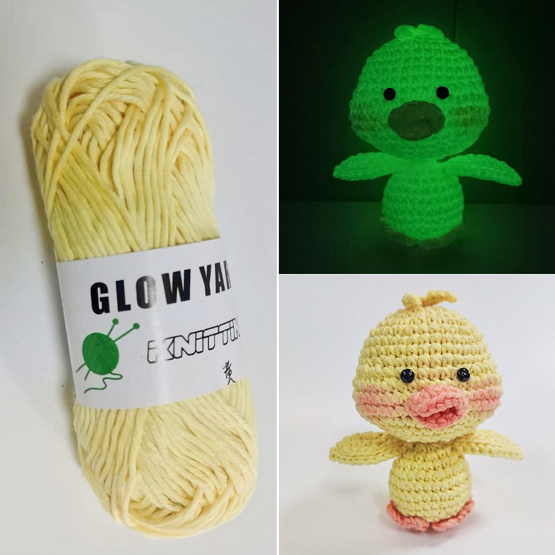 Sparkle Glow Luminous Knitting Yarn - Image 20