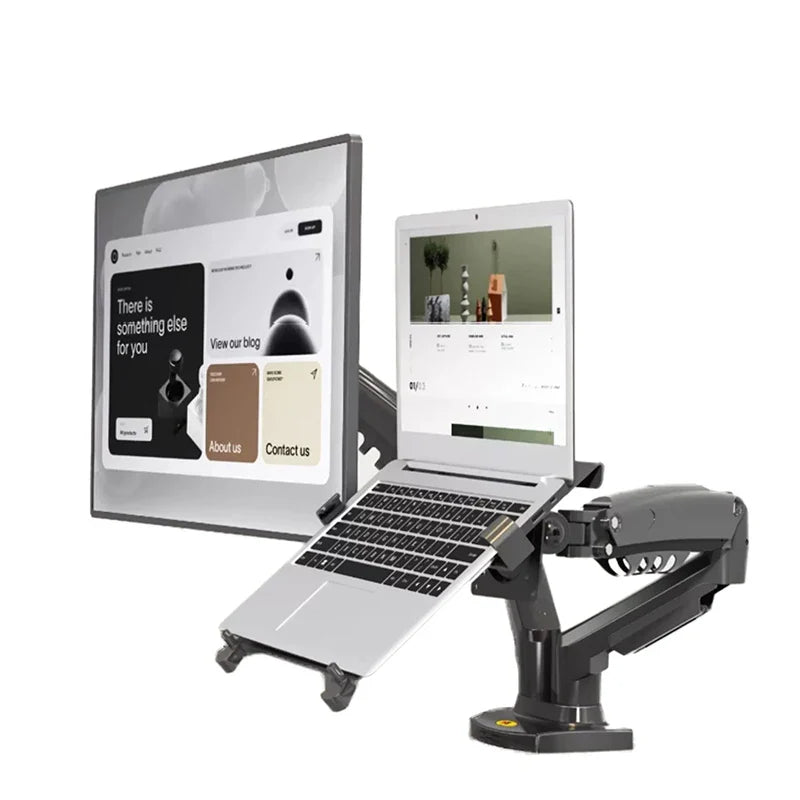 Dual Arm Adjustable Laptop Monitor Riser Mount - Image 7
