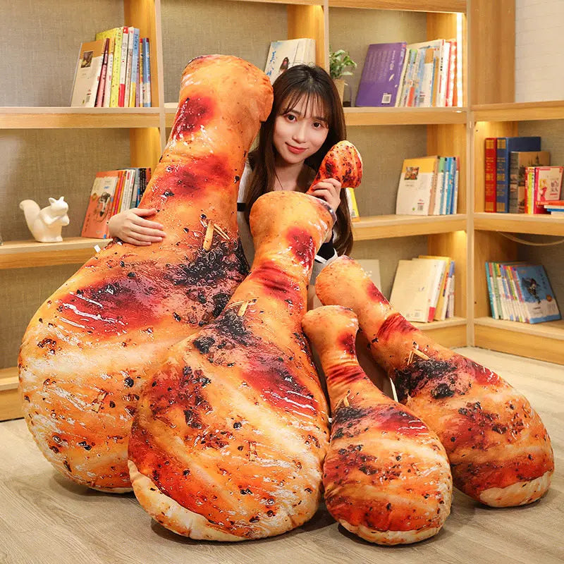 Realistic Food Chicken Leg Plush Toy - Image 3