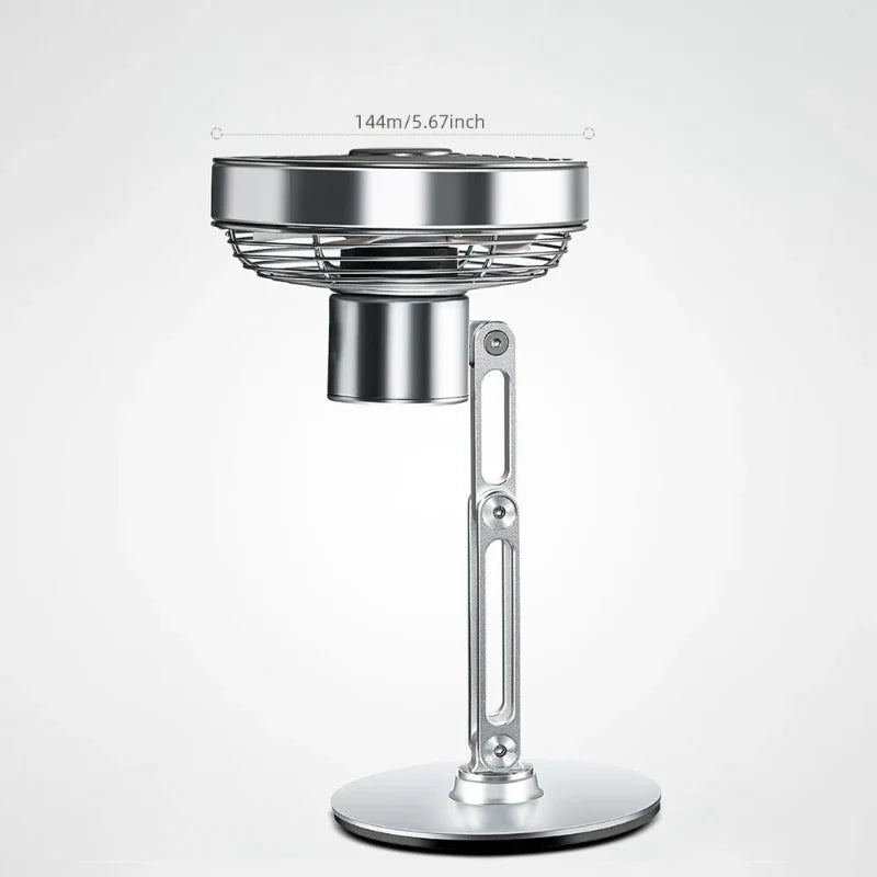 Height-Adjustable Stand Compact Turbo Mini Desk Fan - Image 8