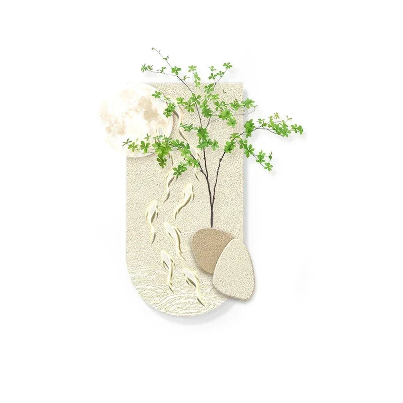 Three-dimensional Green Plant Green Plant Wall Art - Image 6