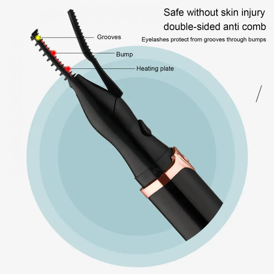 Practical Beauty Anti-Scald Electric Eyelash Curling Tool - Image 1