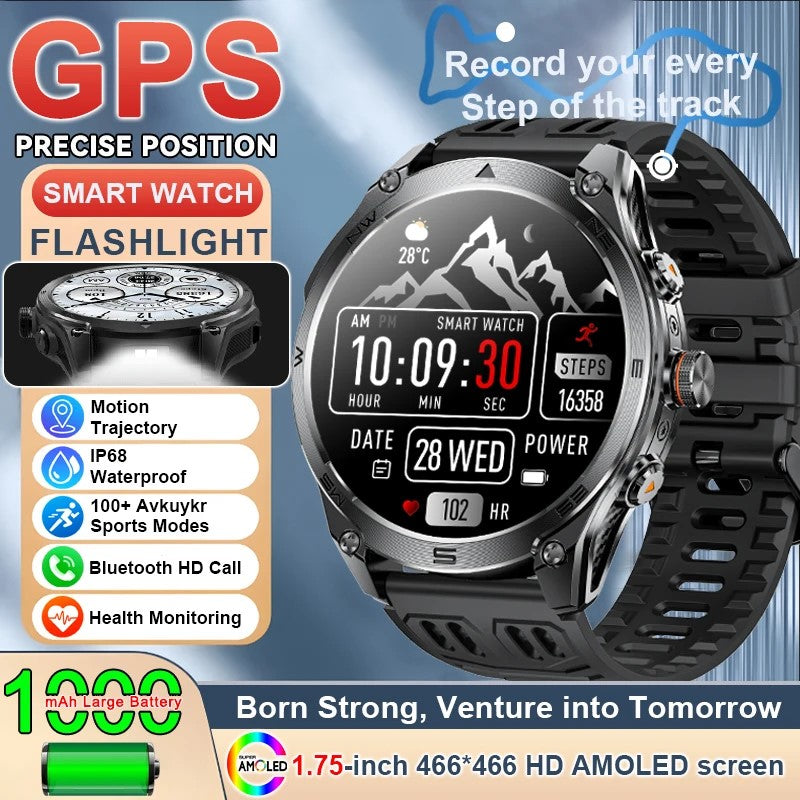 Advanced Sports GPS Waterproof Fitness Tracker Smartwatch - Image 6