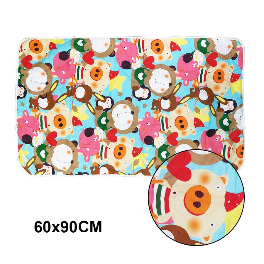 Cartoon Waterproof Reusable Changing Mat - Image 28