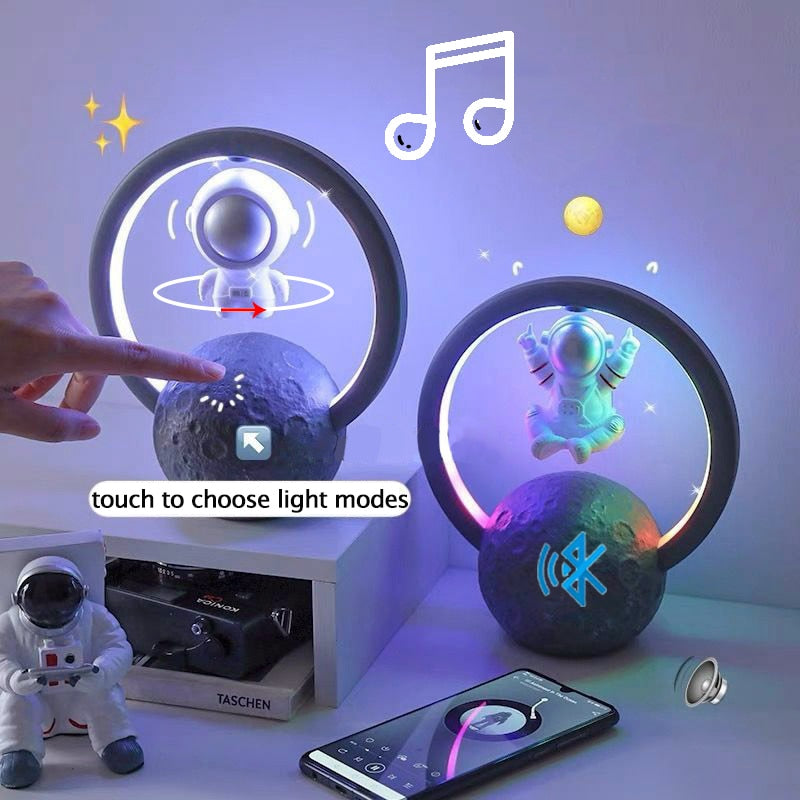 Levitating Astronaut Bluetooth Speaker Lamp - Image 5