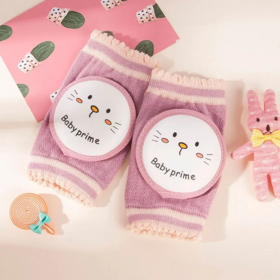Soft Cotton Anti-Slip Early Crawlers Baby Knee Protector Pads - Image 11
