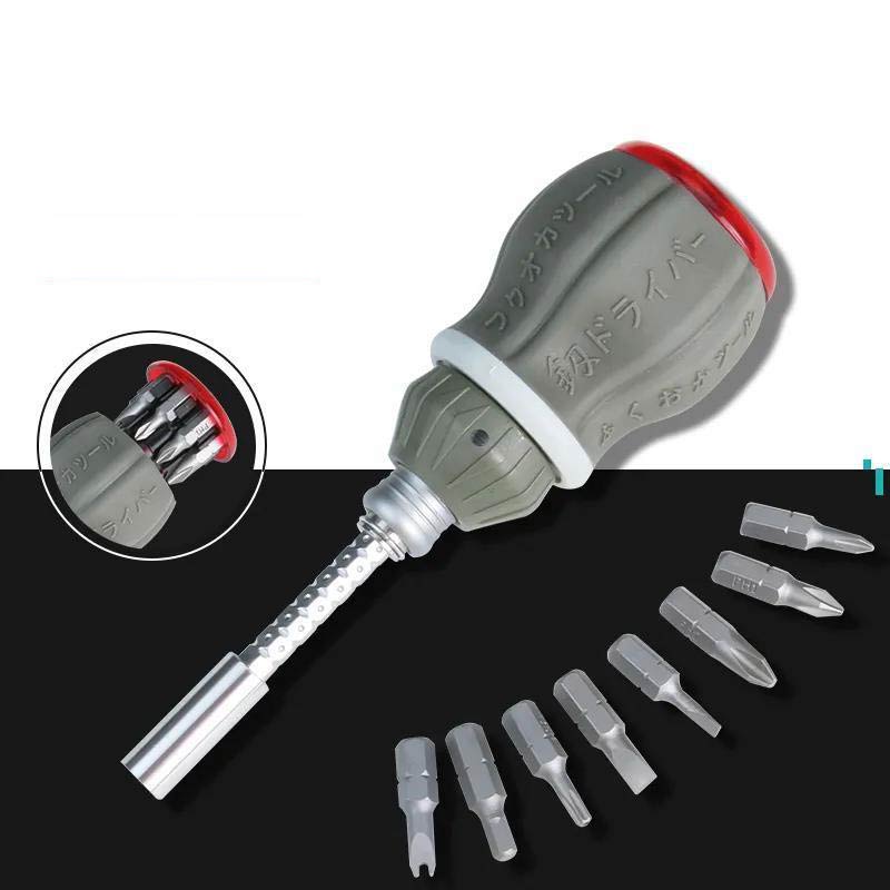 Telescopic Portable Magnetic Fix Flex Screwdriver Set - Image 7