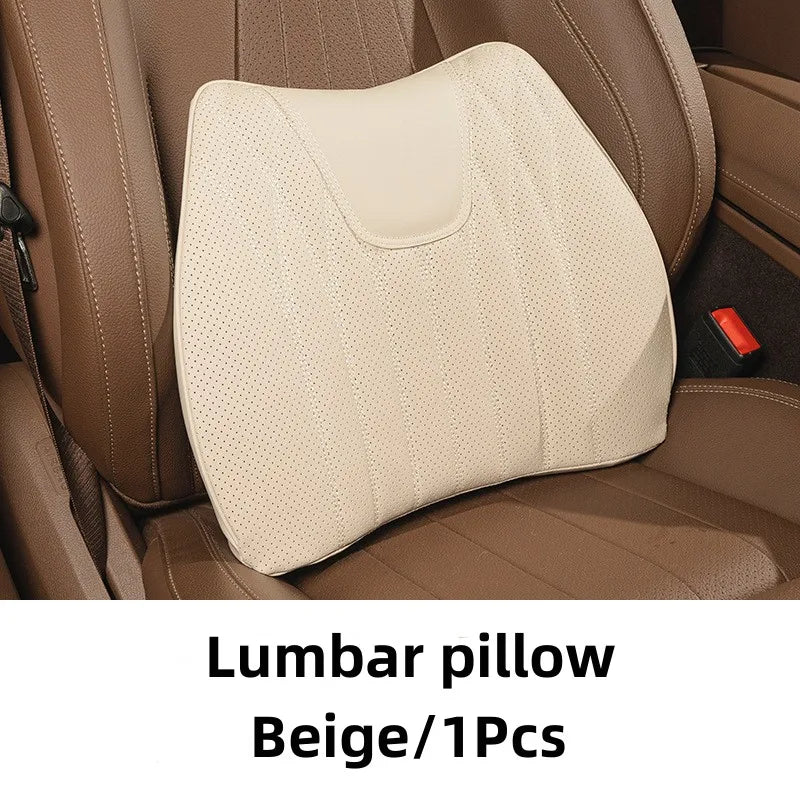 Leather Breathable Comfy Premium Car Seat Cushion - Image 13