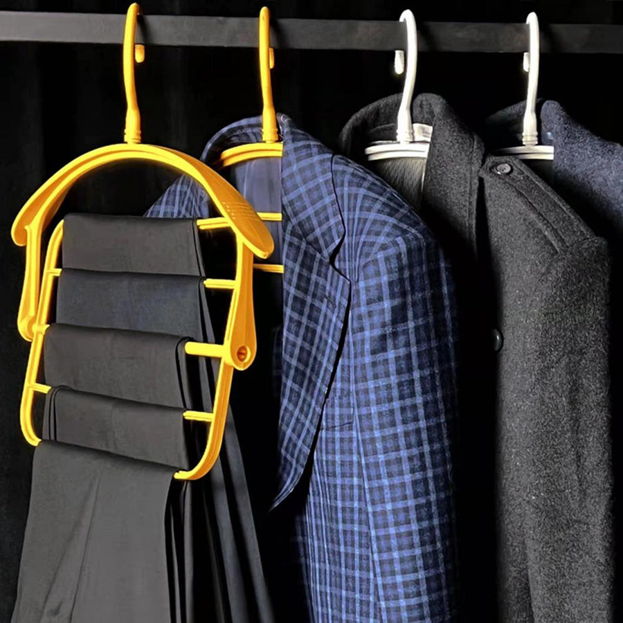 4-Layer Foldable Clothes Hanger - Image 1