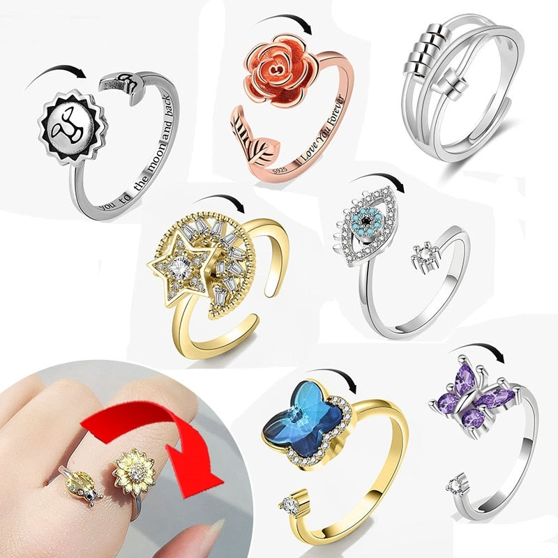 Celestial Galaxy Rotatable Ring - Image 0