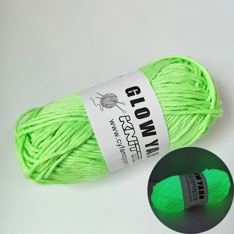 Sparkle Glow Luminous Knitting Yarn - Image 7