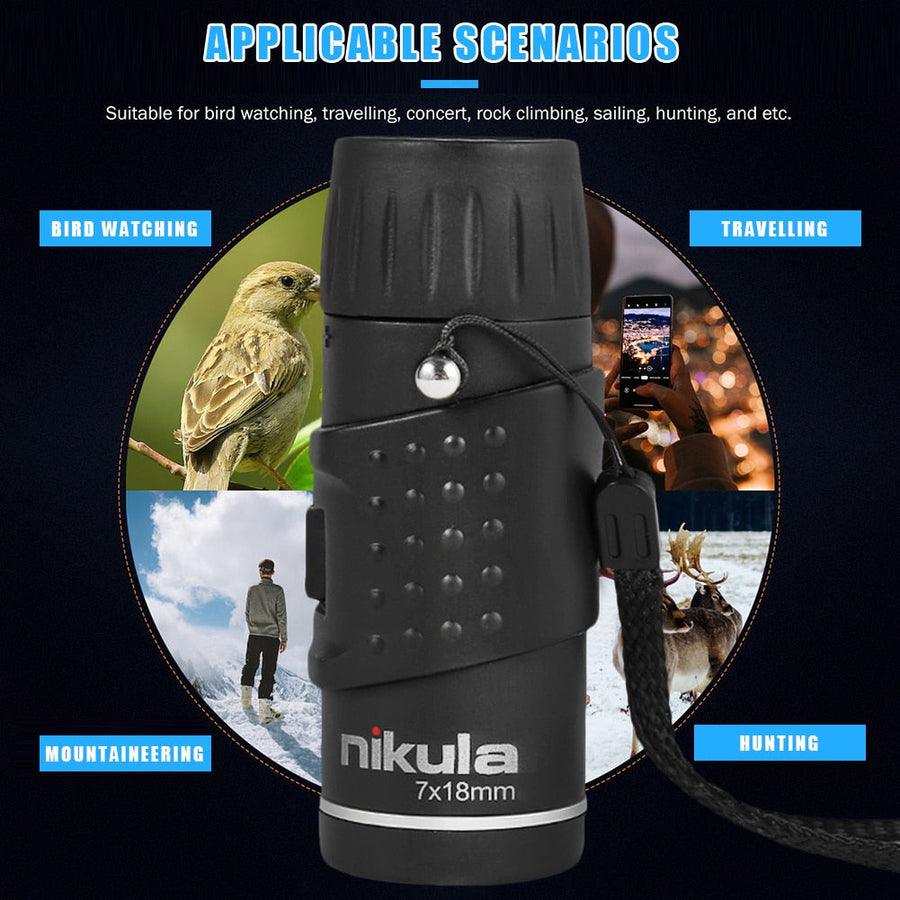 Camping Mini Coated Monocular Telescope - Image 3