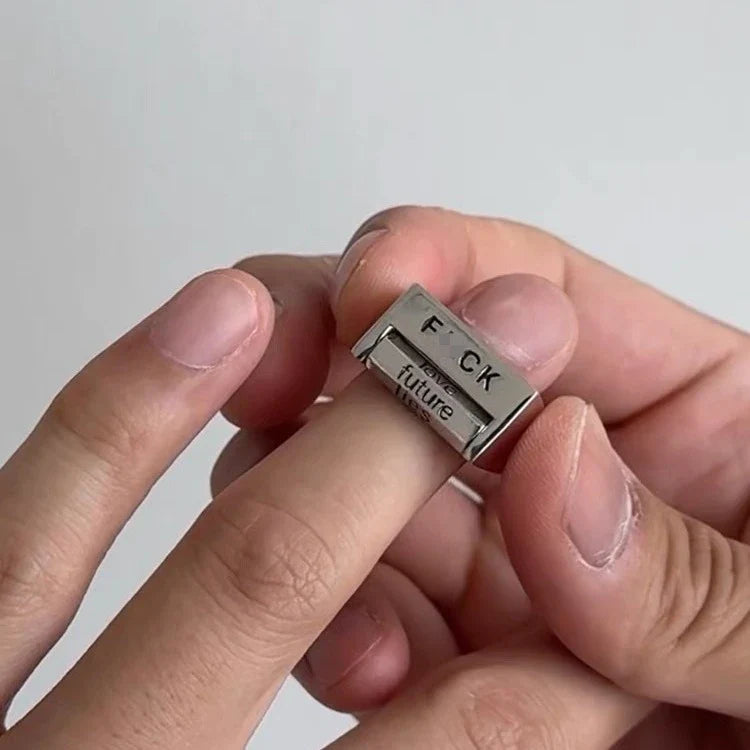 Love You Everything Rotating Mood Control Ring - Image 2