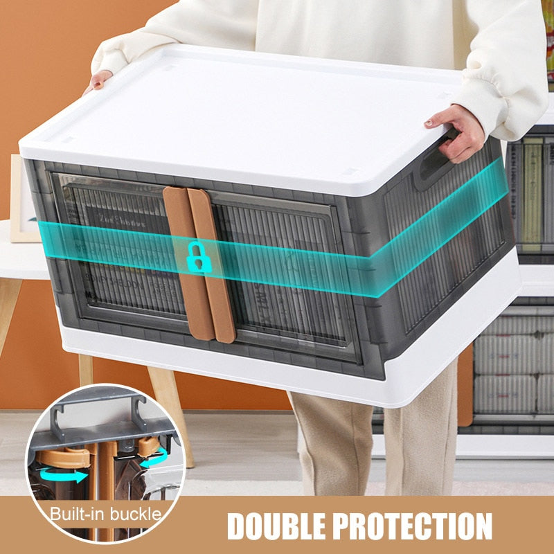 Space saving Transparent Folding Storage Box - Image 3