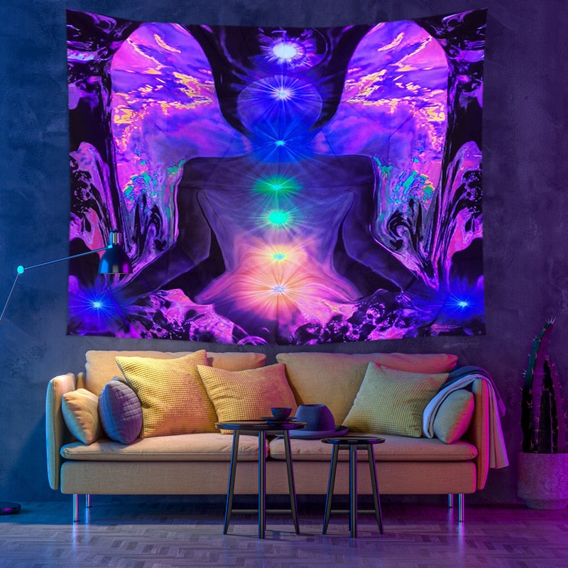 Colorful Glowing Luminous Tapestry - Image 26