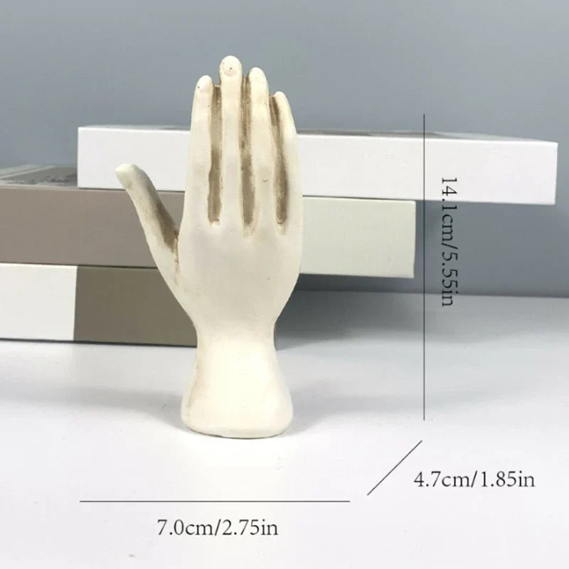 Zodiac Symbols Mystic Palmistry Hand Sculpture - Image 6