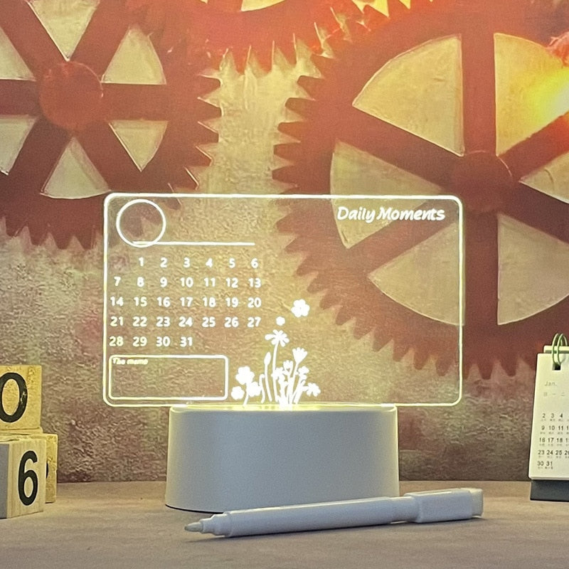 Creative Note Board Led Table Lamp - Image 8
