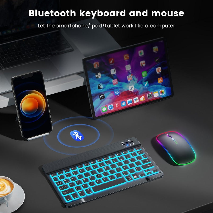 Eclipse Portable Bluetooth Keyboard Mouse Set - Image 2
