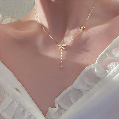 Treasure Pearl Delicate Zircon Necklace - Image 0