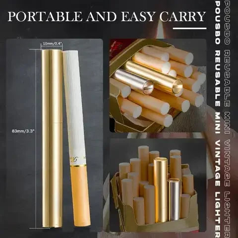Mini Nunchaku Retro Windproof Kerosene Flame Lighter - Image 7