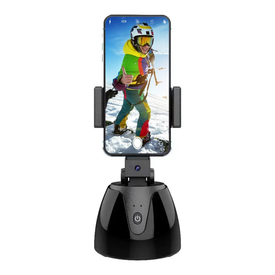 360 Auto Face Tracking Rotating Wireless Bluetooth Phone Holder - Image 1
