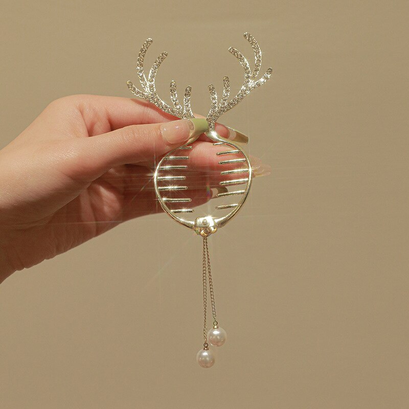 Romance Antler Ponytail Holder Hair Clip - Image 1