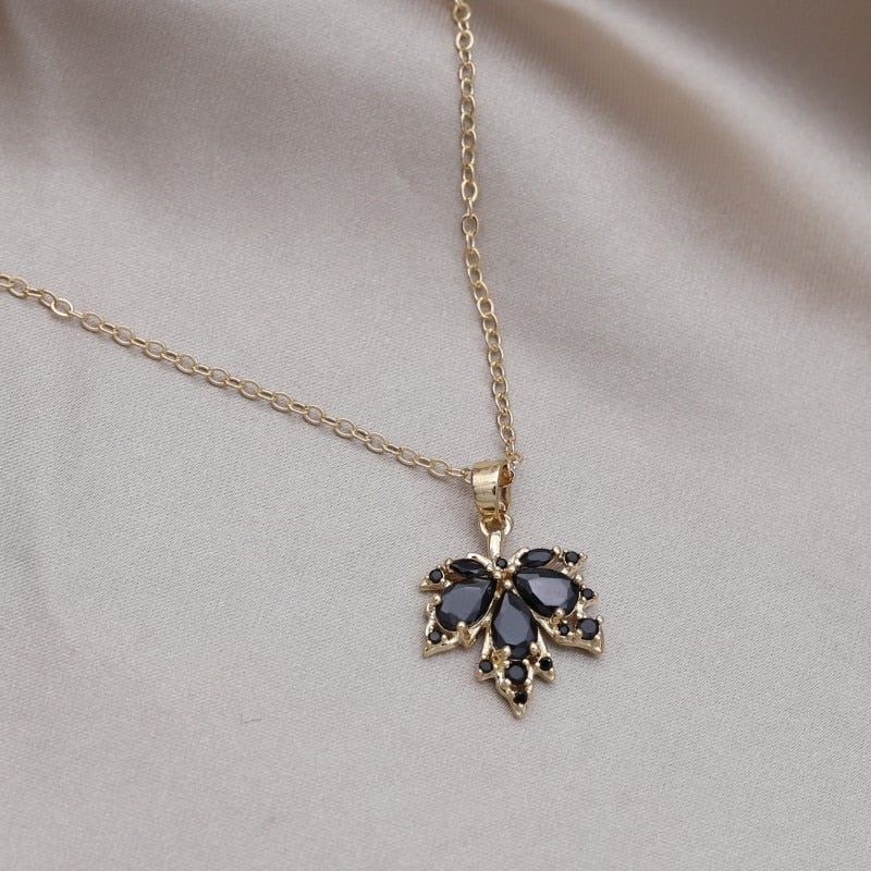 Maple Leaf Charm Elegant Necklace - Image 1
