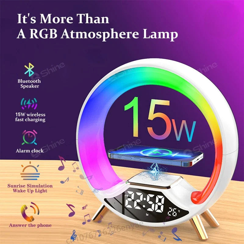 Ultimate Bedroom Atmosphere Multifunctional Speaker Night Lamp - Image 1