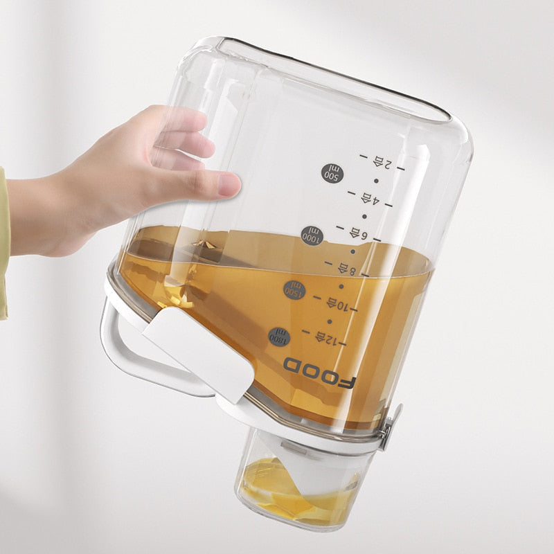 Transparent Measuring Food Storage Dispenser - Image 2