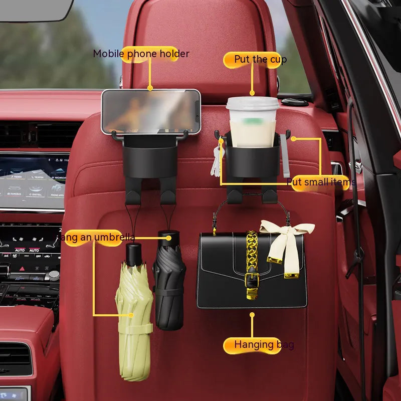 Multifunctional All-Round Car Back Seat Cup Device Holder - Image 1