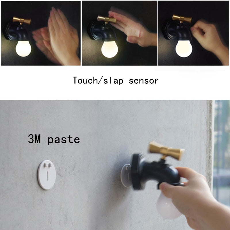 Creative Faucet Wall Lamp - Image 3