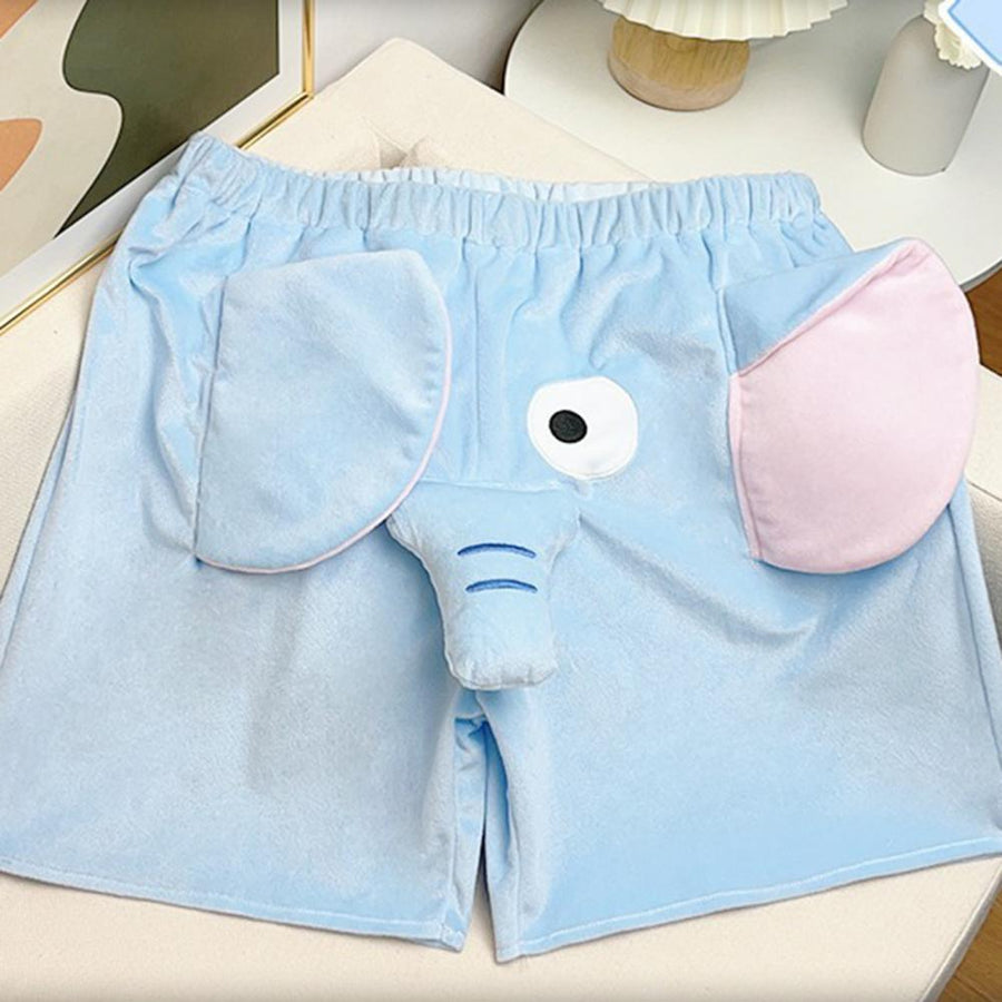 Funny Elephant Loose Cute Shorts - Image 1