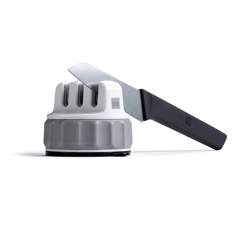 Triple Wheel Whetstone Super Suction Mini Knife Sharpener - Image 4