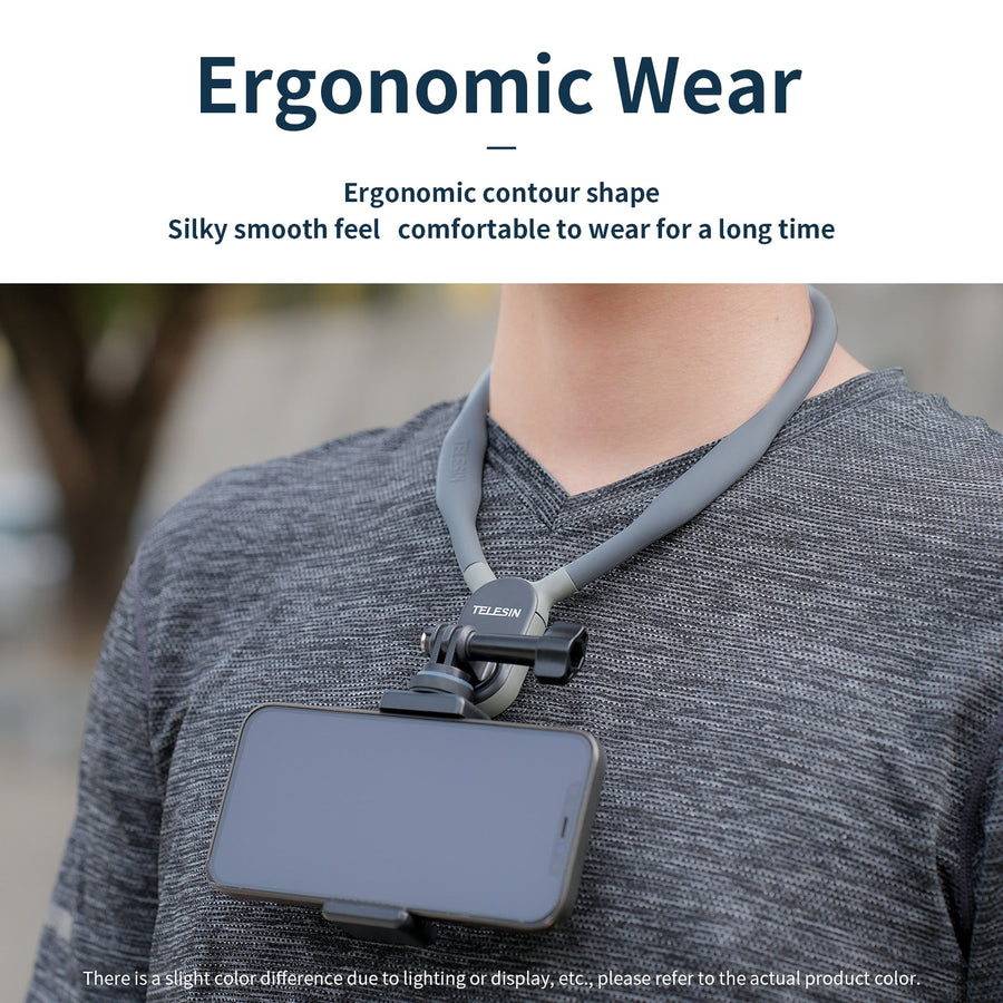 Magnetic Silicone Neck-Mounted Action Camera Accessories - Image 1
