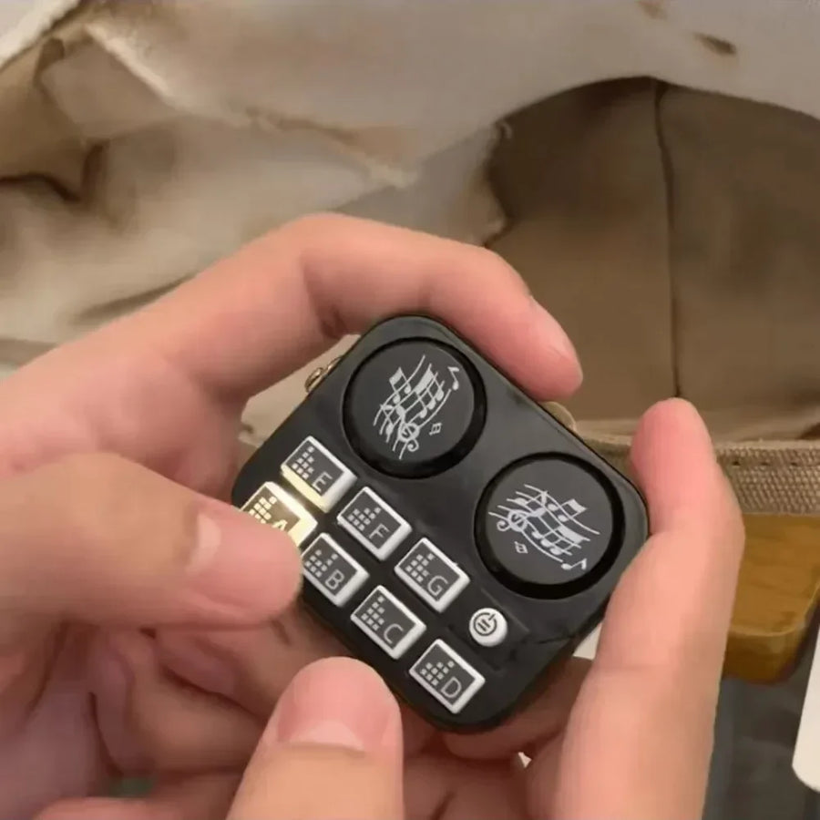Mini DJ Turntable Toy Keychain - Image 1