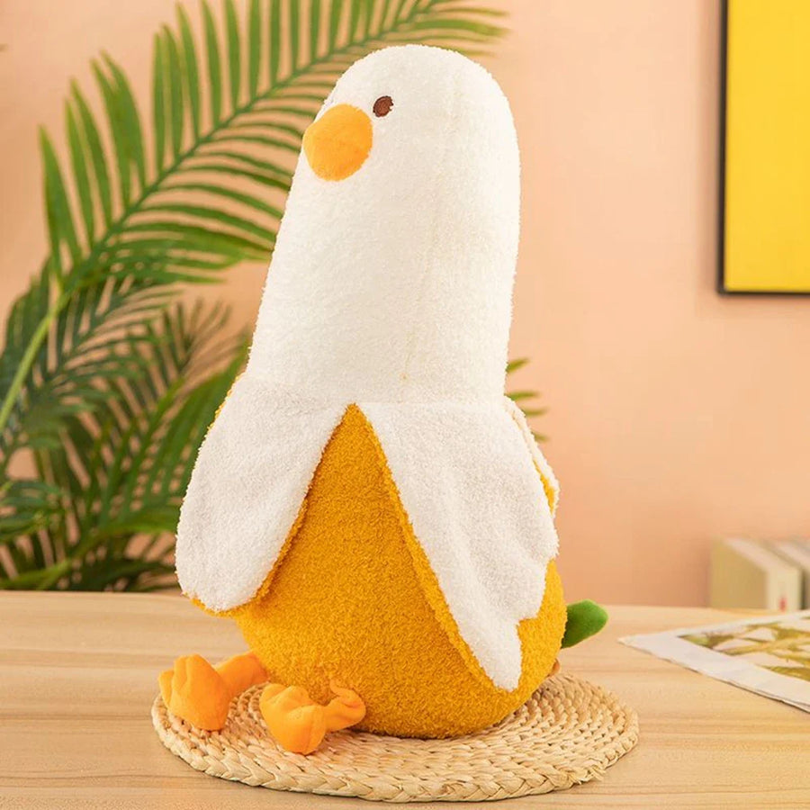 Banana Duck Plush Toy Pillow - Image 1