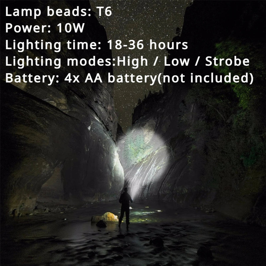 Tactical Aluminium Alloy Flashlight Self Defense Telescopic Stick - Image 6